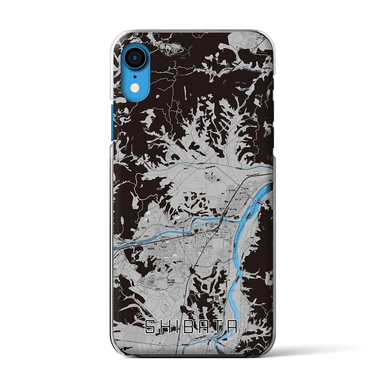 【柴田(宮城県)】地図柄iPhoneケース(クリアタイプ)