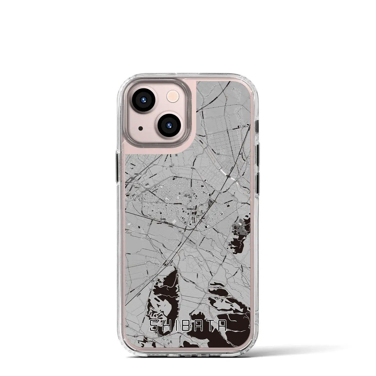 【新発田(新潟県)】地図柄iPhoneケース(MagSafeタイプ)