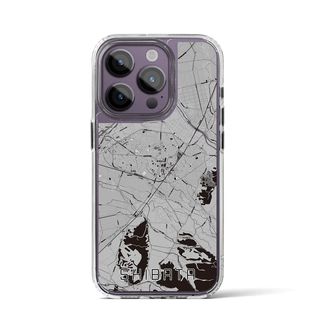 【新発田(新潟県)】地図柄iPhoneケース(MagSafeタイプ)