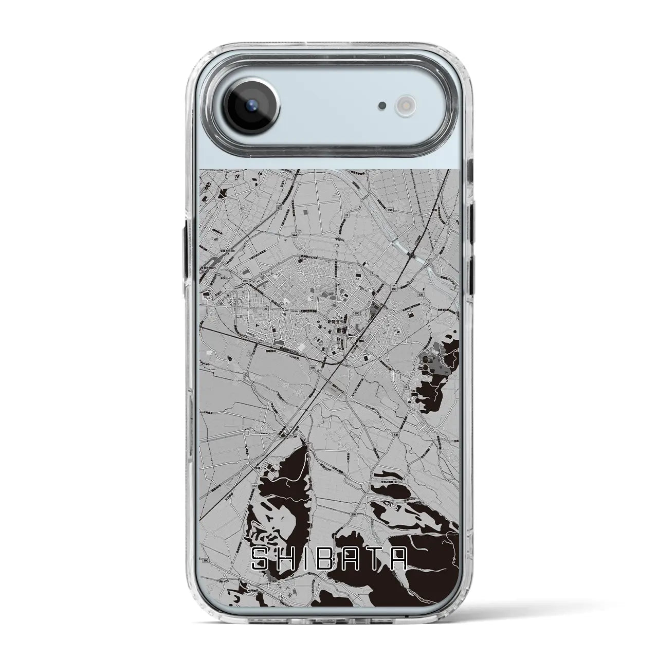 【新発田(新潟県)】地図柄iPhoneケース(MagSafeタイプ)