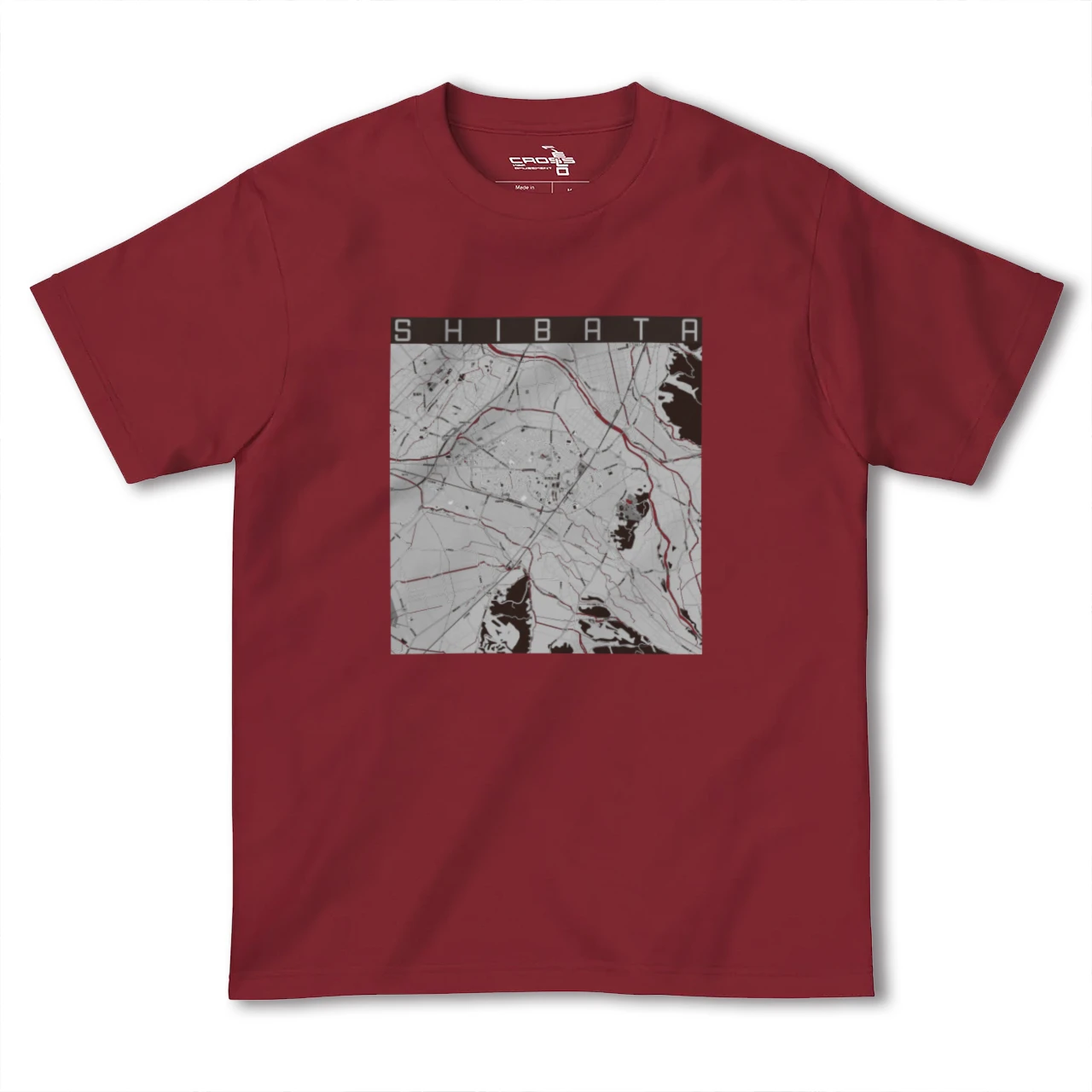 【新発田(新潟県)】地図柄ヘビーウェイトTシャツ