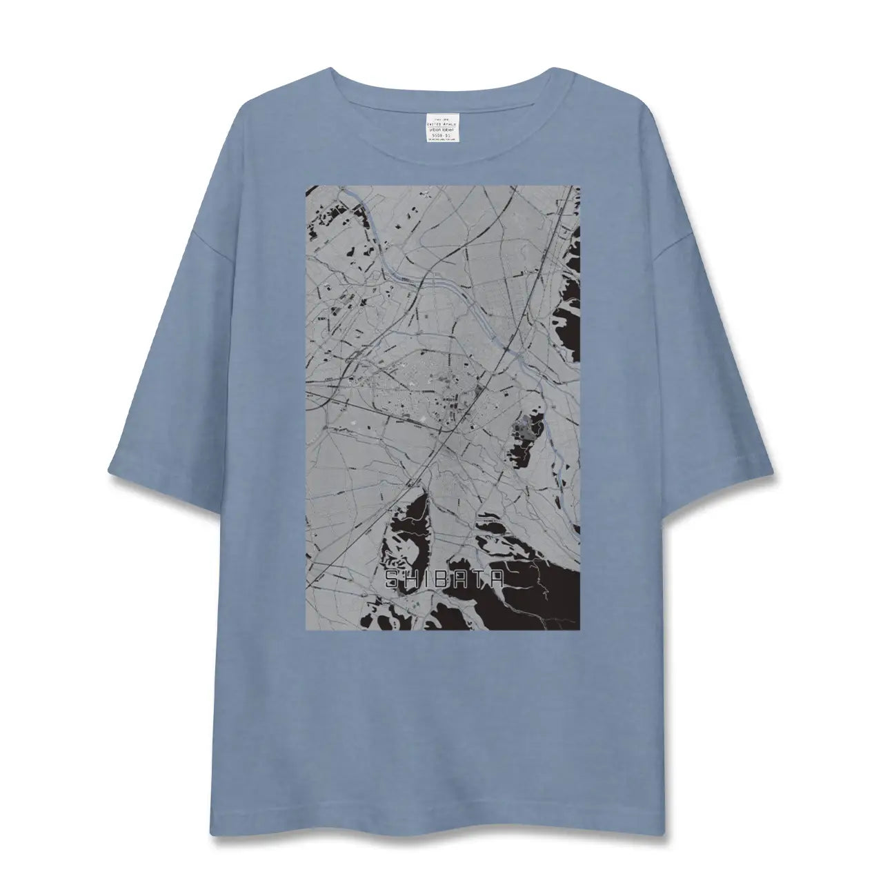 【新発田(新潟県)】地図柄ビッグシルエットTシャツ