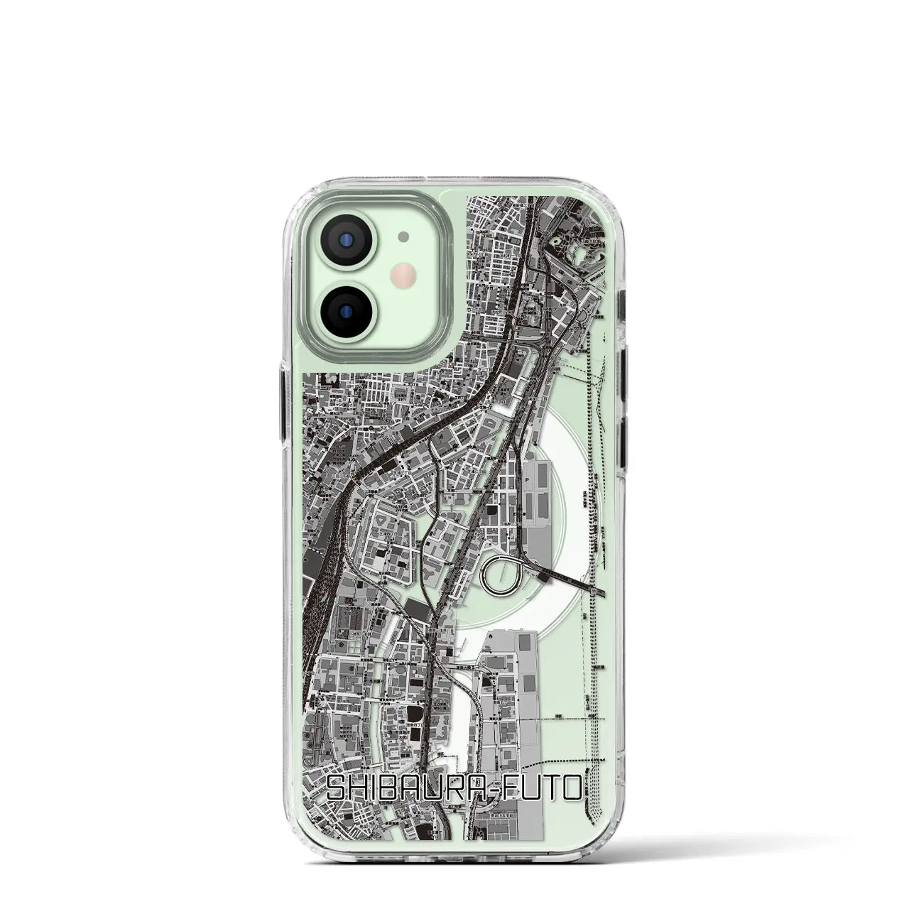 【芝浦ふ頭(東京都)】地図柄iPhoneケース(MagSafeタイプ)