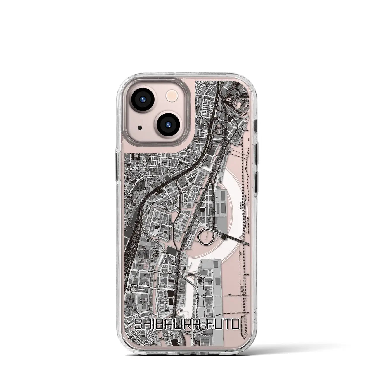 【芝浦ふ頭(東京都)】地図柄iPhoneケース(MagSafeタイプ)