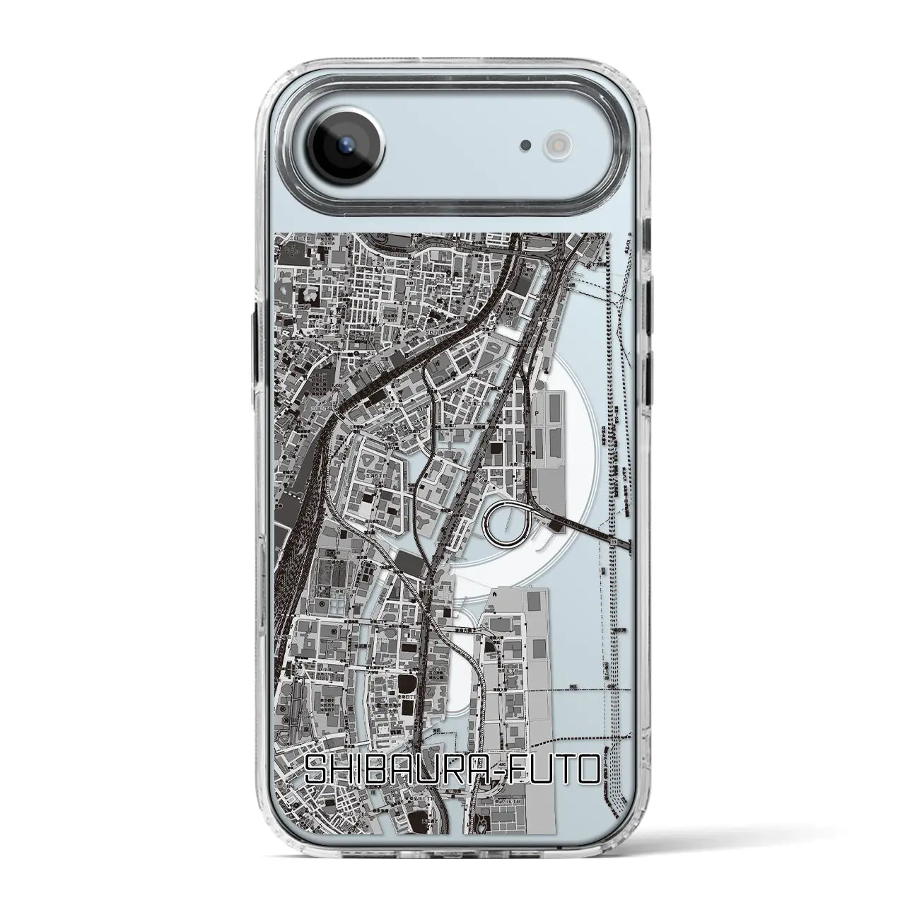 【芝浦ふ頭(東京都)】地図柄iPhoneケース(MagSafeタイプ)