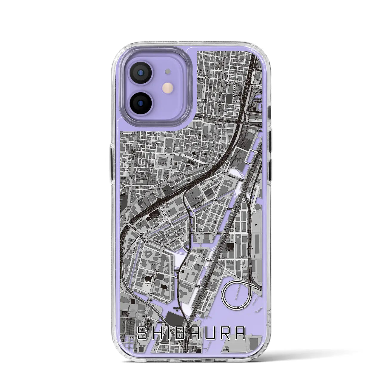 【芝浦(東京都)】地図柄iPhoneケース(MagSafeタイプ)