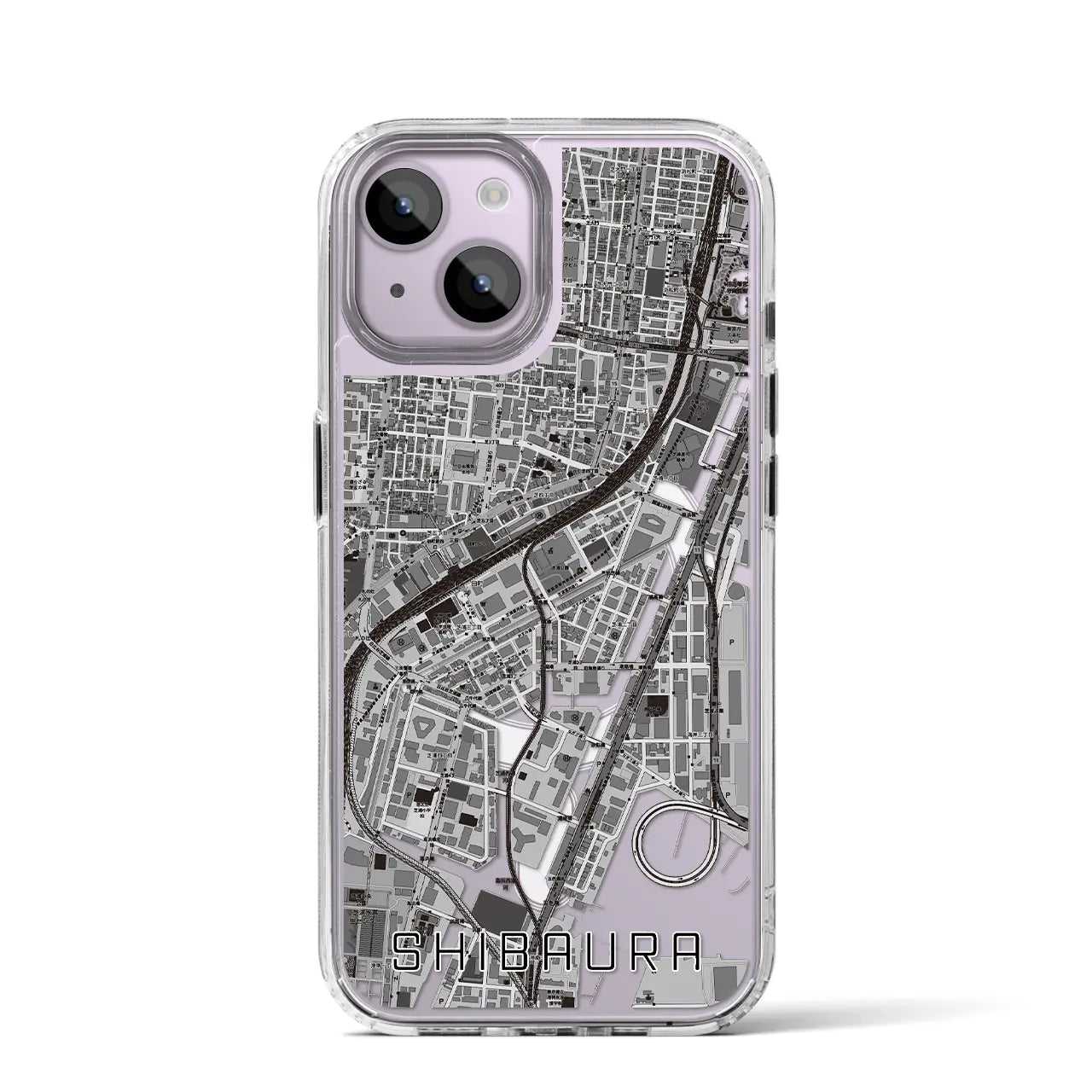 【芝浦(東京都)】地図柄iPhoneケース(MagSafeタイプ)