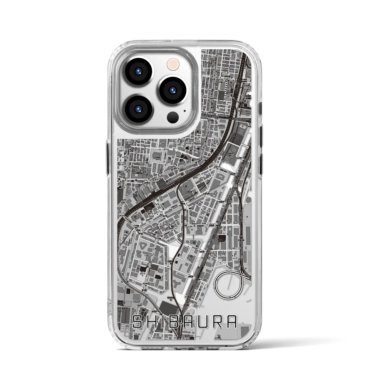 【芝浦(東京都)】地図柄iPhoneケース(MagSafeタイプ)
