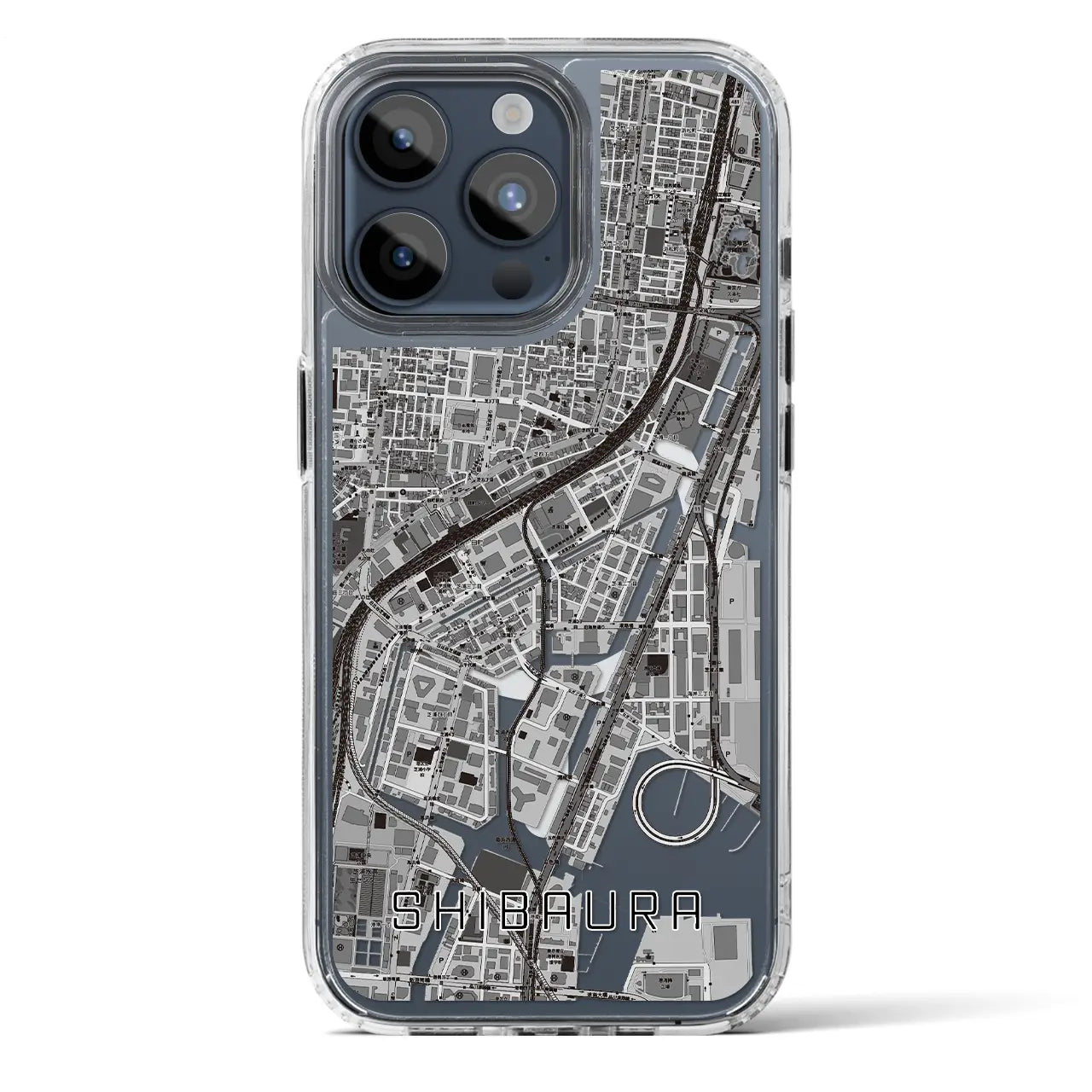 【芝浦(東京都)】地図柄iPhoneケース(MagSafeタイプ)