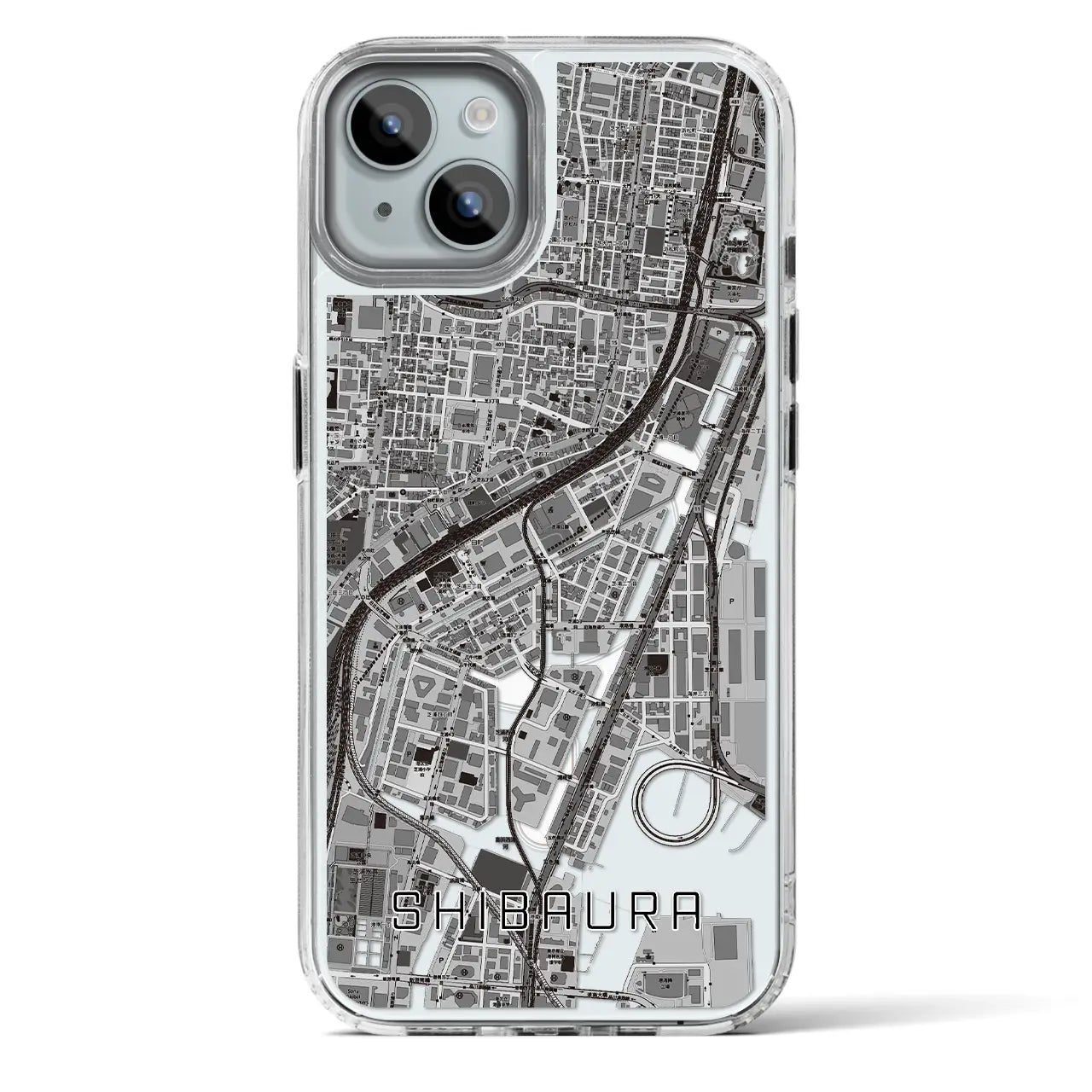 【芝浦(東京都)】地図柄iPhoneケース(MagSafeタイプ)