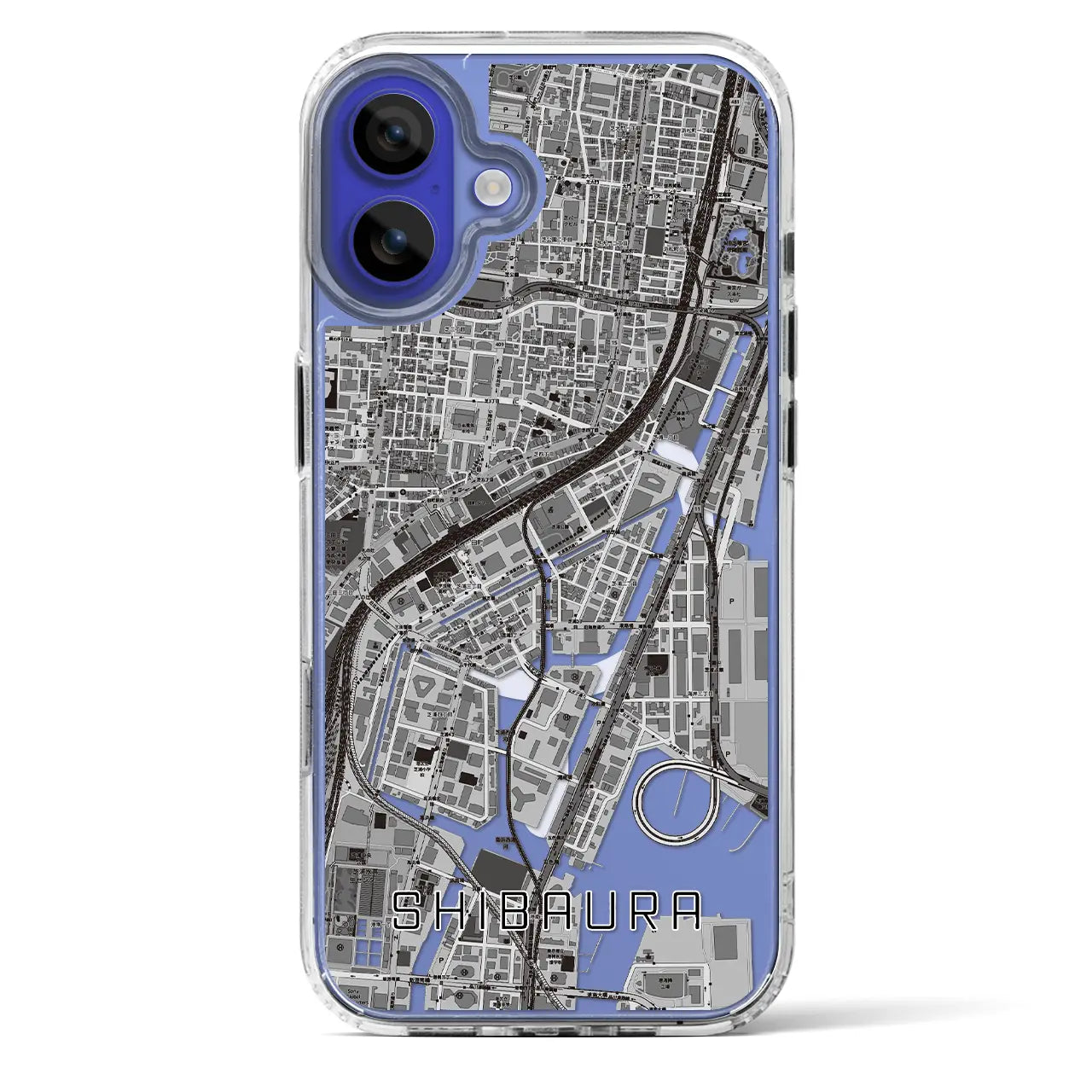 【芝浦(東京都)】地図柄iPhoneケース(MagSafeタイプ)