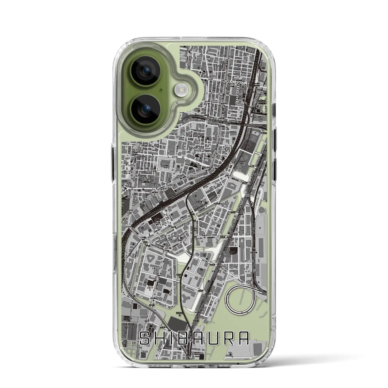 【芝浦(東京都)】地図柄iPhoneケース(MagSafeタイプ)