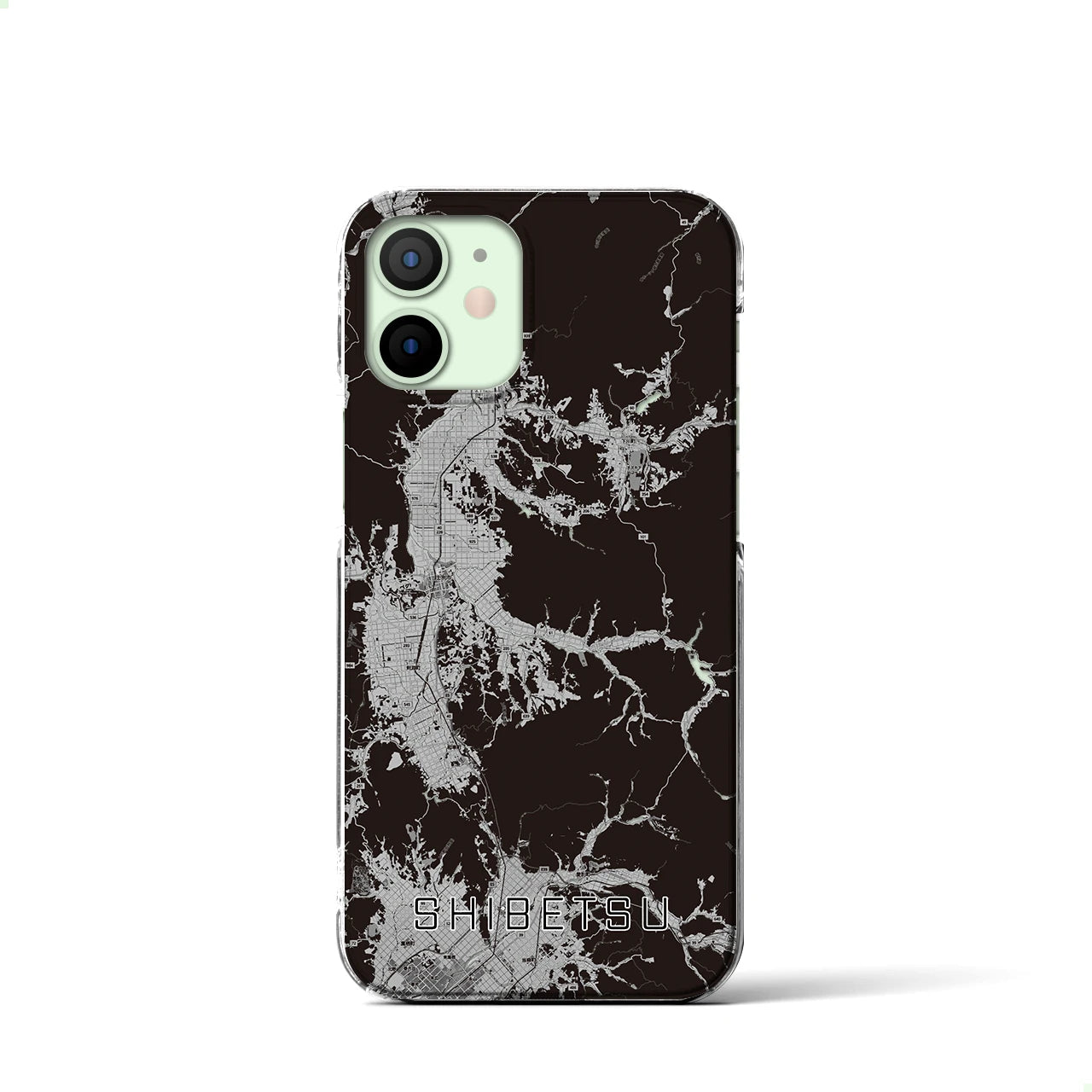 【士別(北海道)】地図柄iPhoneケース(クリアタイプ)