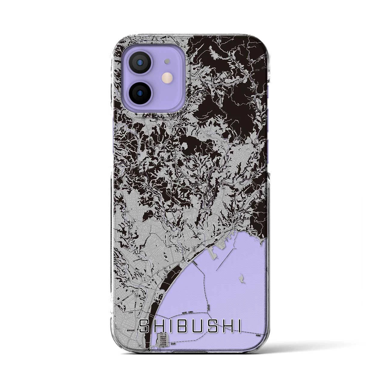 【志布志(鹿児島県)】地図柄iPhoneケース(クリアタイプ)