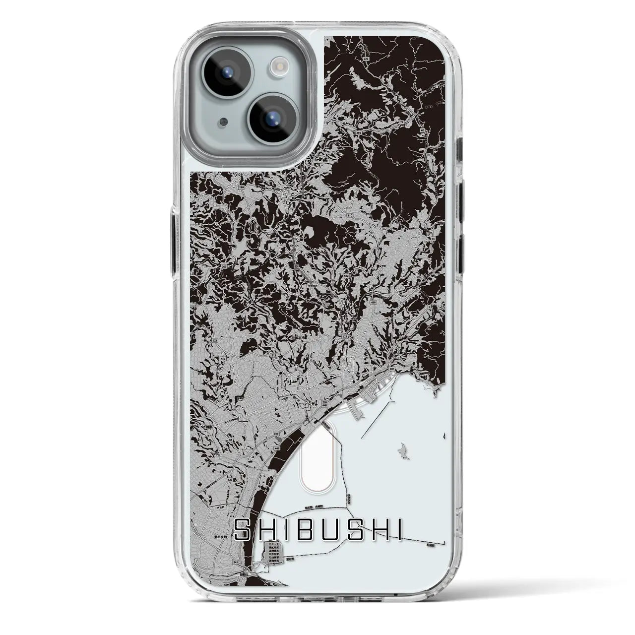 【志布志(鹿児島県)】地図柄iPhoneケース(MagSafeタイプ)