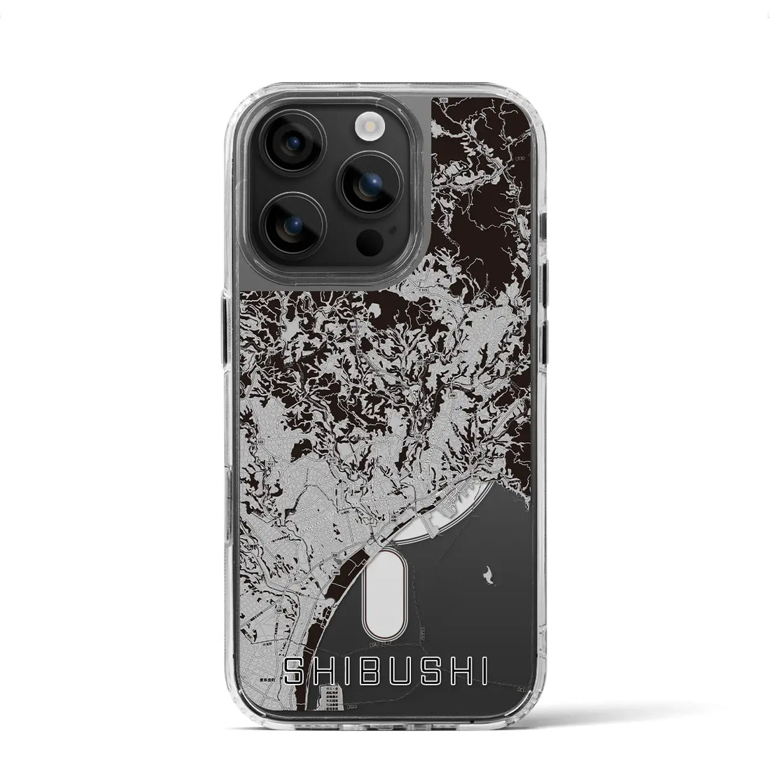 【志布志(鹿児島県)】地図柄iPhoneケース(MagSafeタイプ)