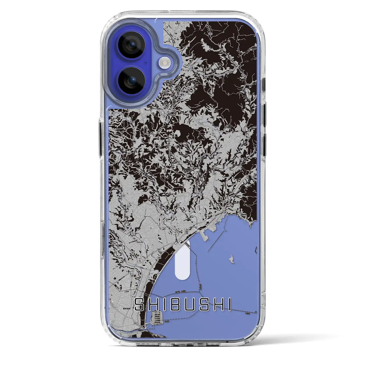 【志布志(鹿児島県)】地図柄iPhoneケース(MagSafeタイプ)