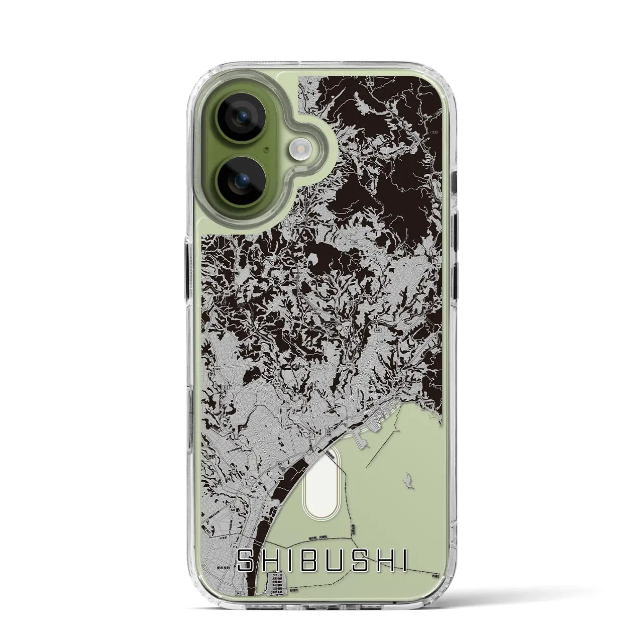 【志布志(鹿児島県)】地図柄iPhoneケース(MagSafeタイプ)