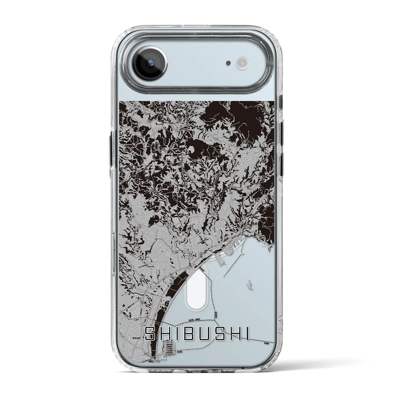 【志布志(鹿児島県)】地図柄iPhoneケース(MagSafeタイプ)