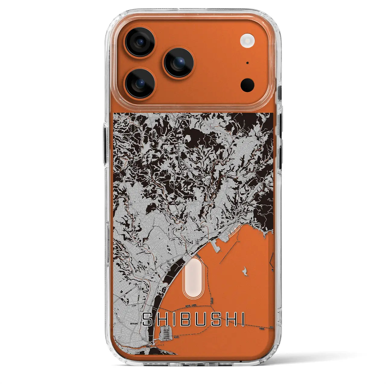 【志布志(鹿児島県)】地図柄iPhoneケース(MagSafeタイプ)