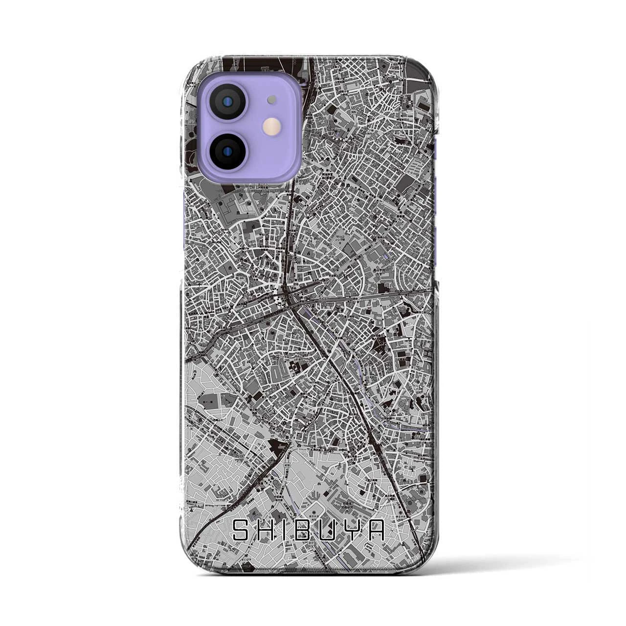 【渋谷(東京都)】地図柄iPhoneケース(クリアタイプ)