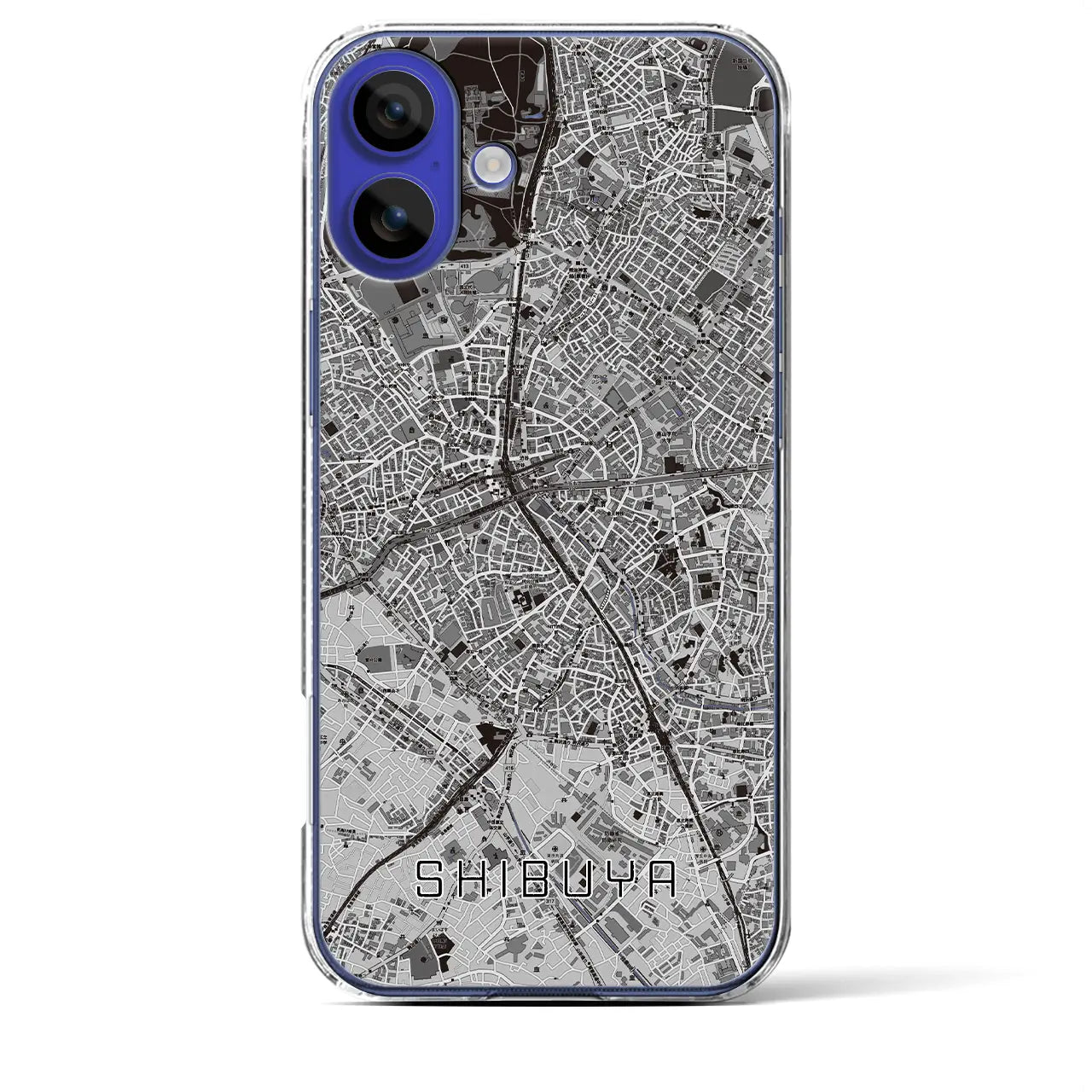 【渋谷(東京都)】地図柄iPhoneケース(クリアタイプ)