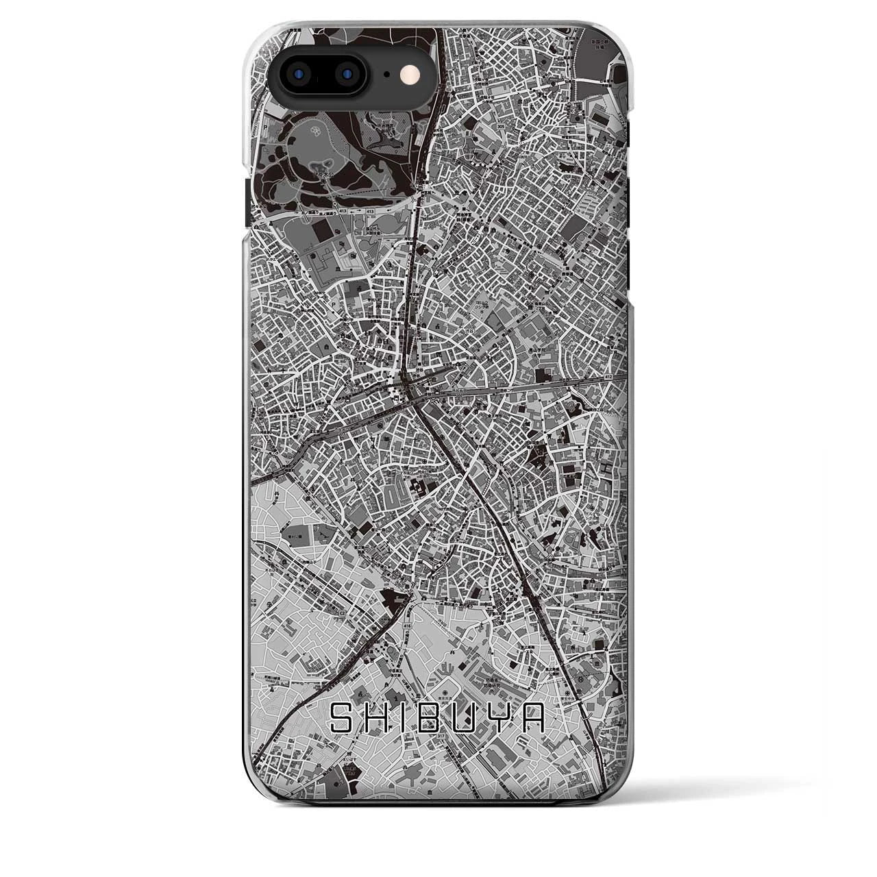 【渋谷(東京都)】地図柄iPhoneケース(クリアタイプ)