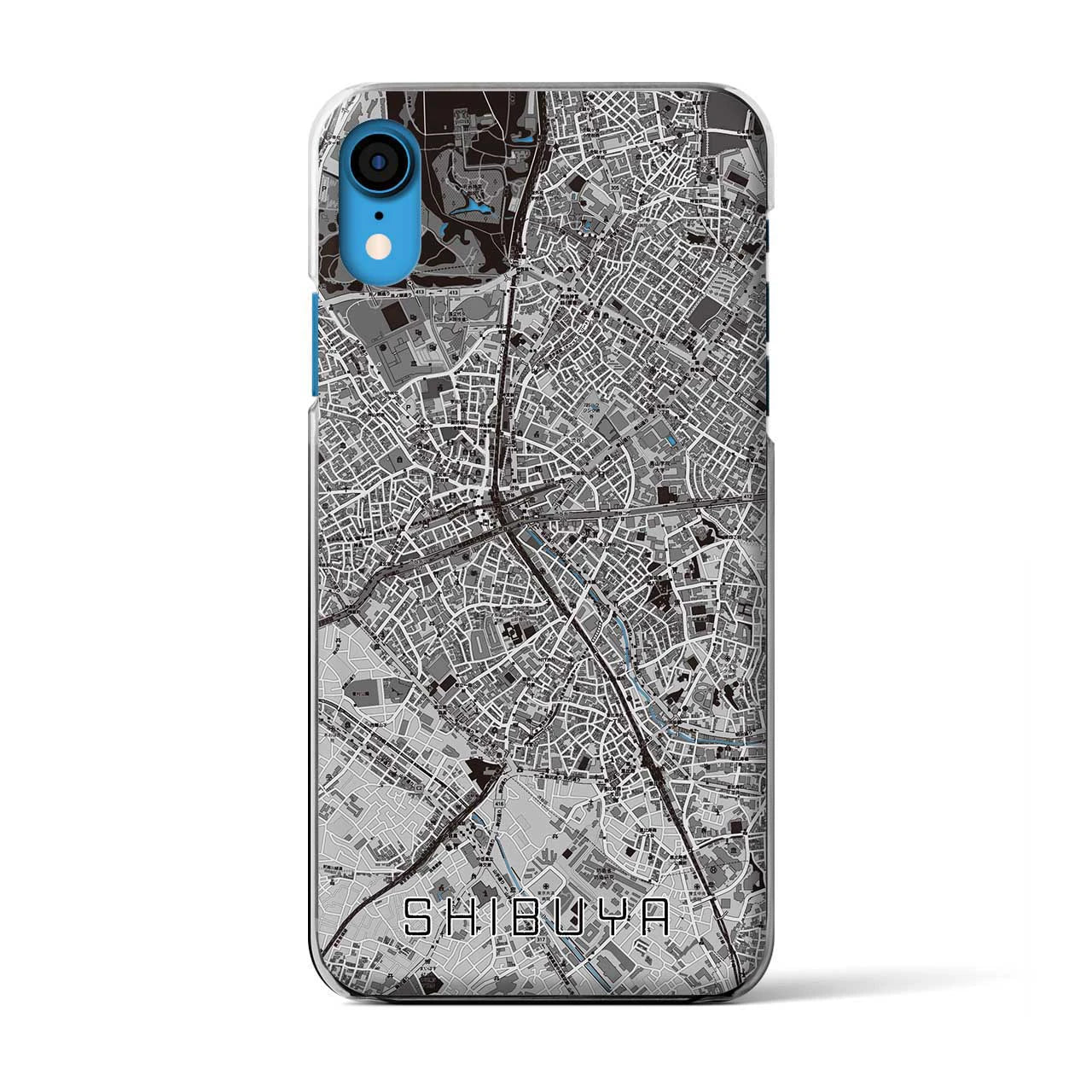 【渋谷(東京都)】地図柄iPhoneケース(クリアタイプ)