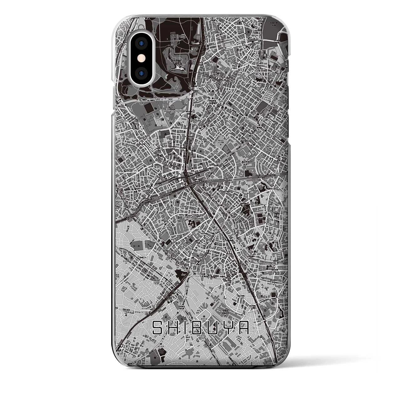 【渋谷(東京都)】地図柄iPhoneケース(クリアタイプ)