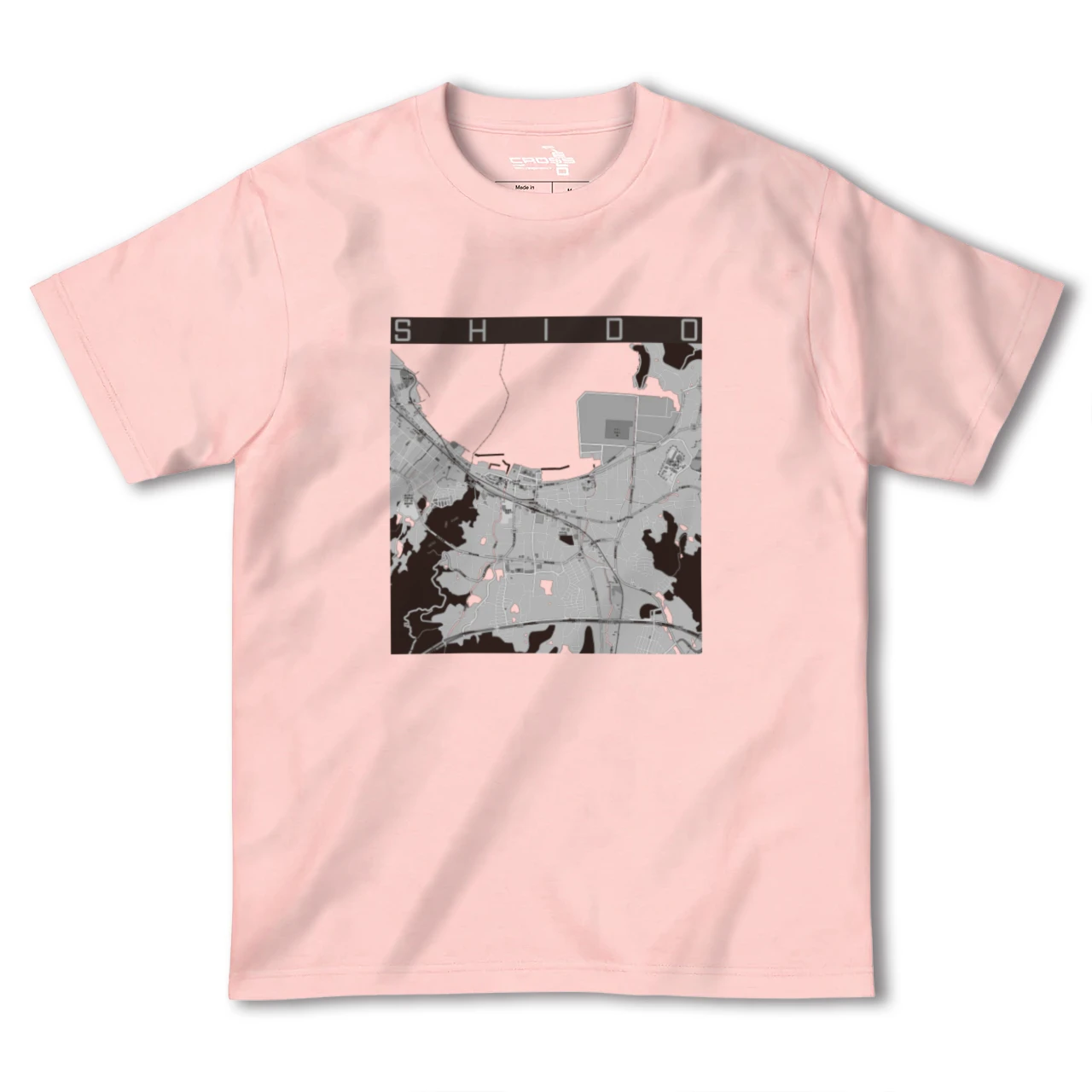 【志度(香川県)】地図柄ヘビーウェイトTシャツ
