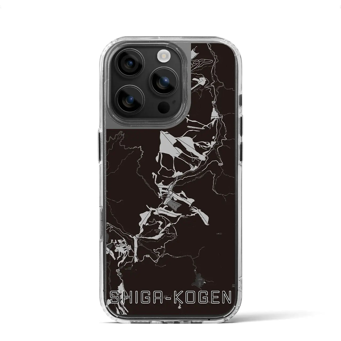 【志賀高原(長野県)】地図柄iPhoneケース(MagSafeタイプ)