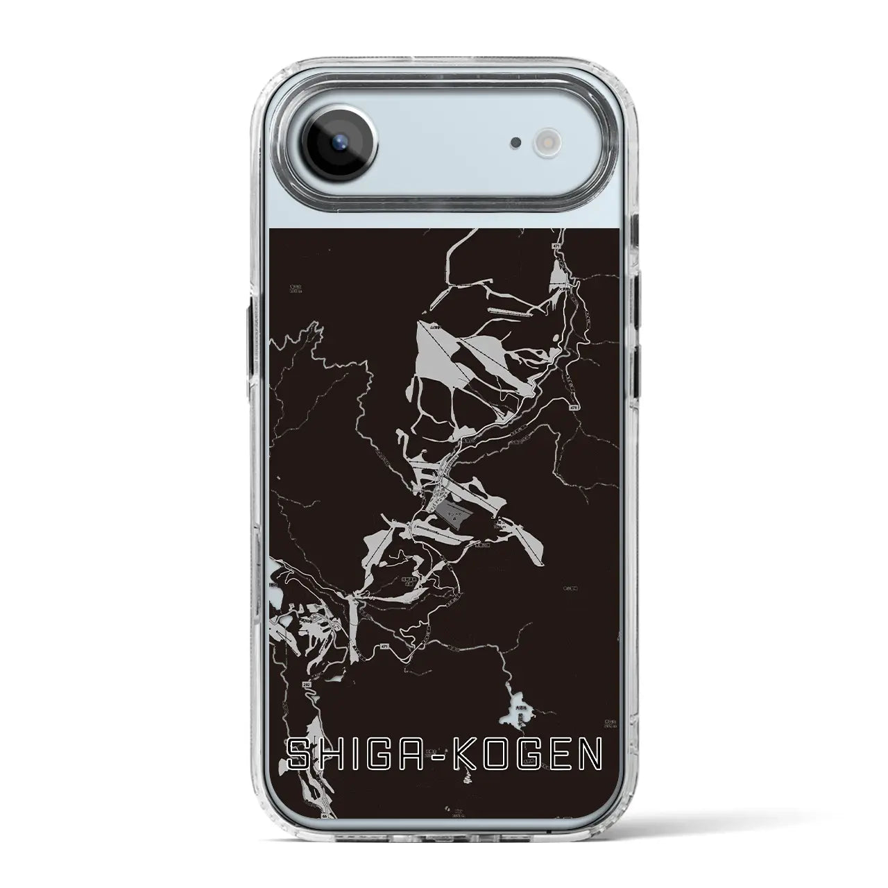 【志賀高原(長野県)】地図柄iPhoneケース(MagSafeタイプ)