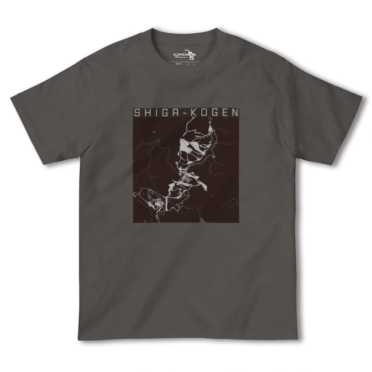 【志賀高原(長野県)】地図柄ヘビーウェイトTシャツ