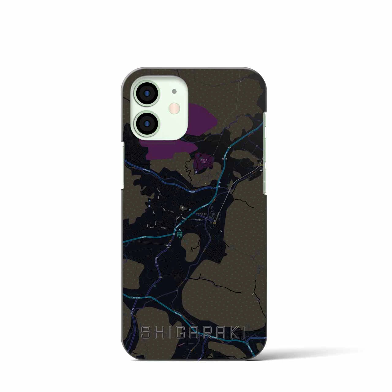 【信楽(滋賀県)】地図柄iPhoneケース(バックカバータイプ)