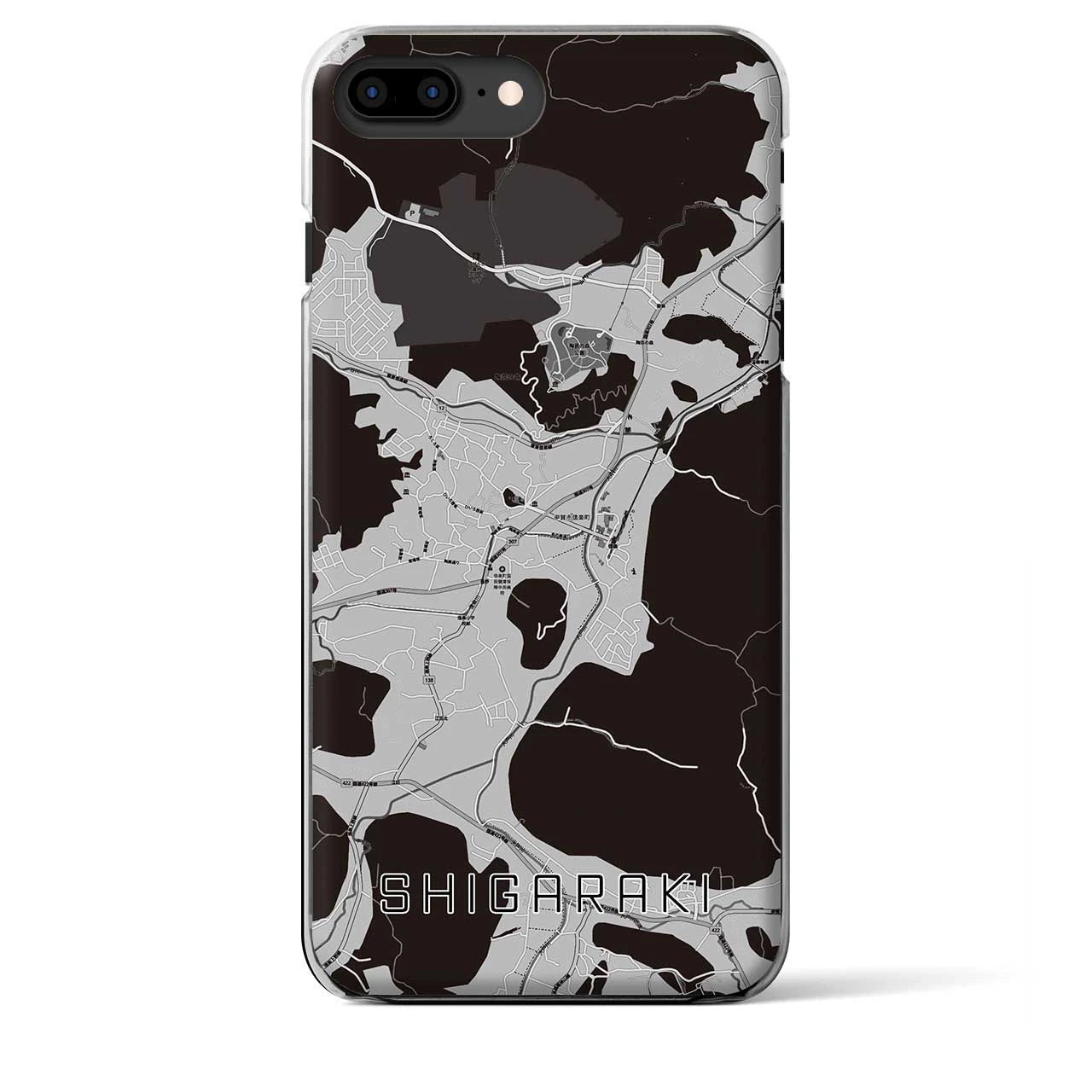 【信楽(滋賀県)】地図柄iPhoneケース(クリアタイプ)