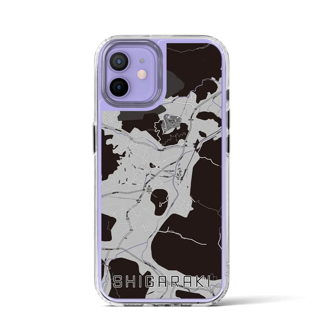 【信楽(滋賀県)】地図柄iPhoneケース(MagSafeタイプ)