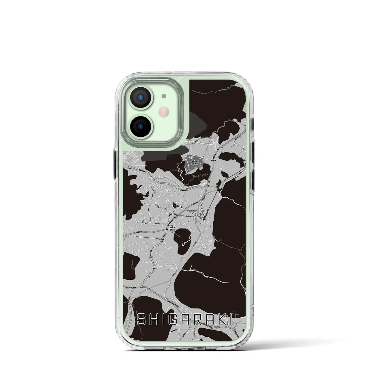 【信楽(滋賀県)】地図柄iPhoneケース(MagSafeタイプ)