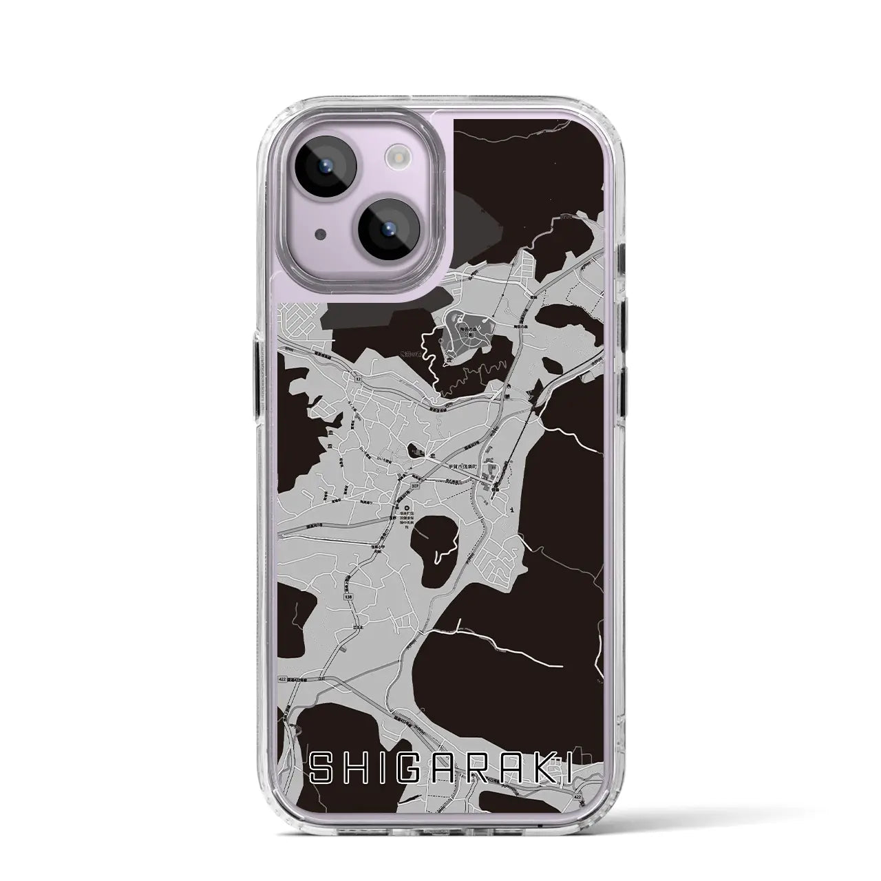 【信楽(滋賀県)】地図柄iPhoneケース(MagSafeタイプ)