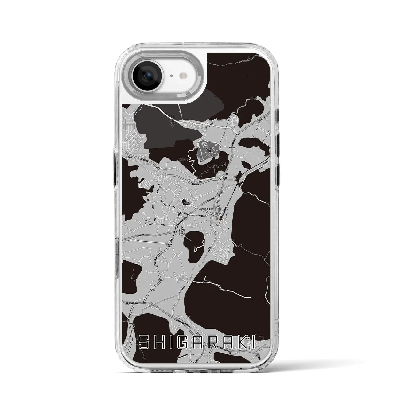 【信楽(滋賀県)】地図柄iPhoneケース(MagSafeタイプ)