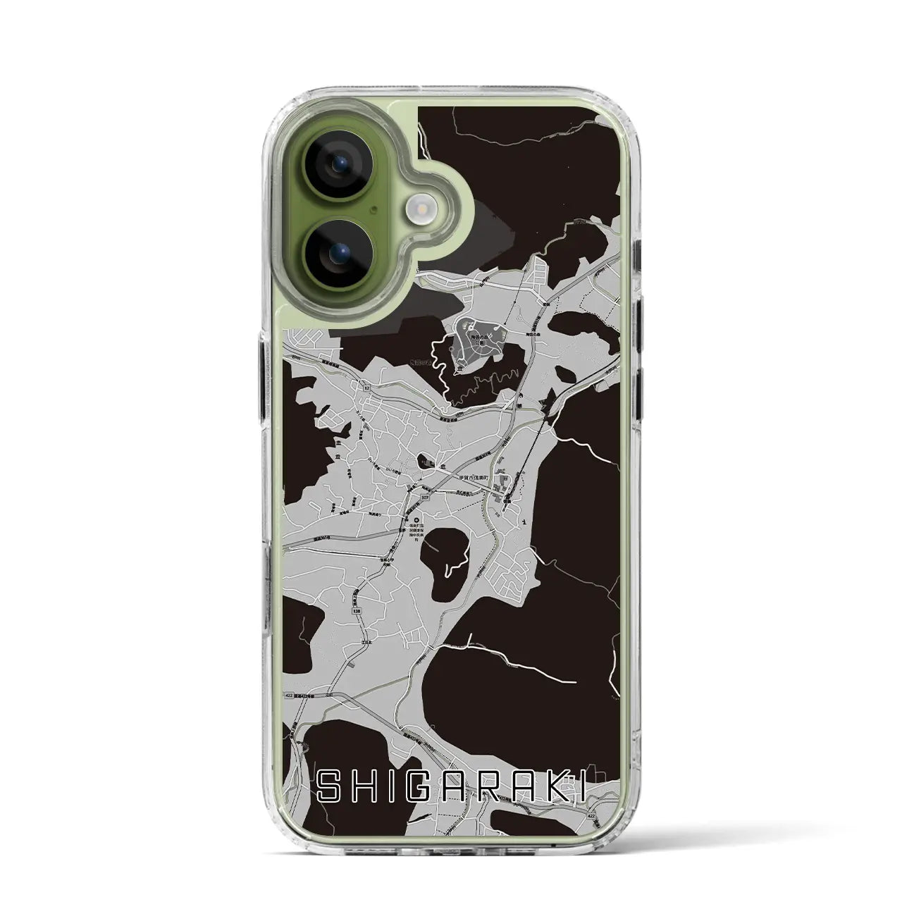 【信楽(滋賀県)】地図柄iPhoneケース(MagSafeタイプ)