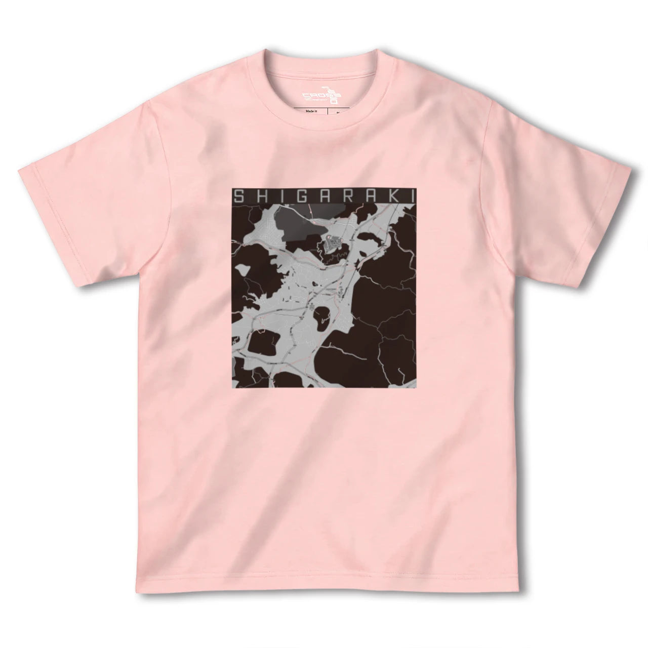 【信楽(滋賀県)】地図柄ヘビーウェイトTシャツ