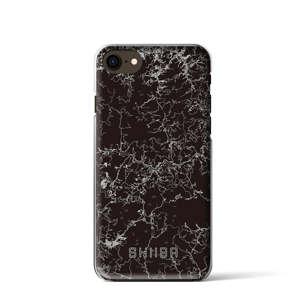 【椎葉(宮崎県)】地図柄iPhoneケース(クリアタイプ)