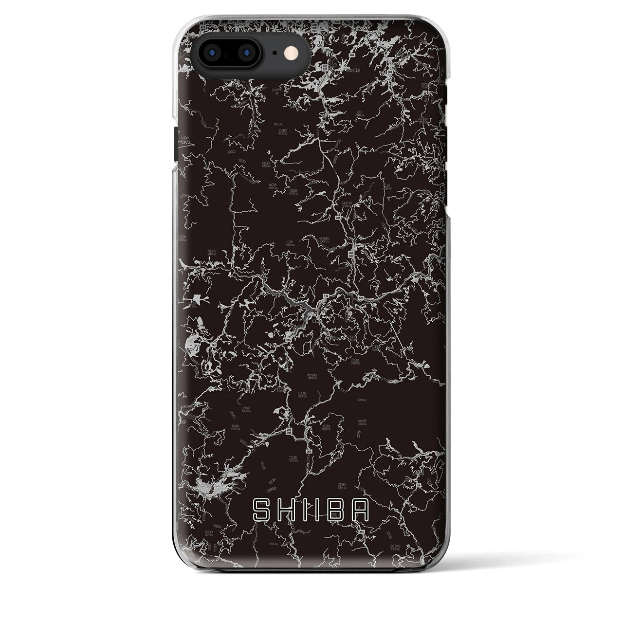 【椎葉(宮崎県)】地図柄iPhoneケース(クリアタイプ)