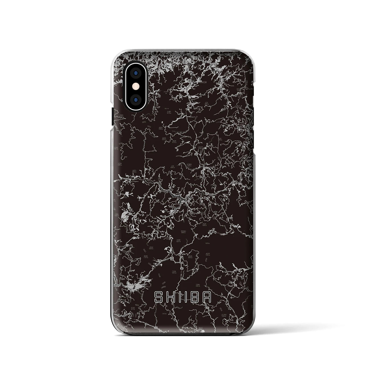 【椎葉(宮崎県)】地図柄iPhoneケース(クリアタイプ)