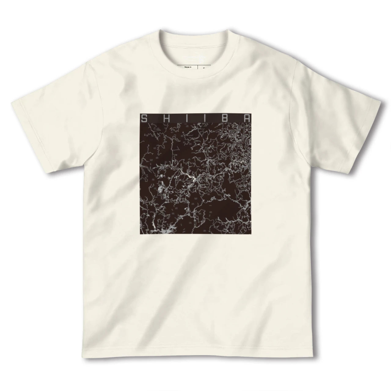 【椎葉(宮崎県)】地図柄ヘビーウェイトTシャツ