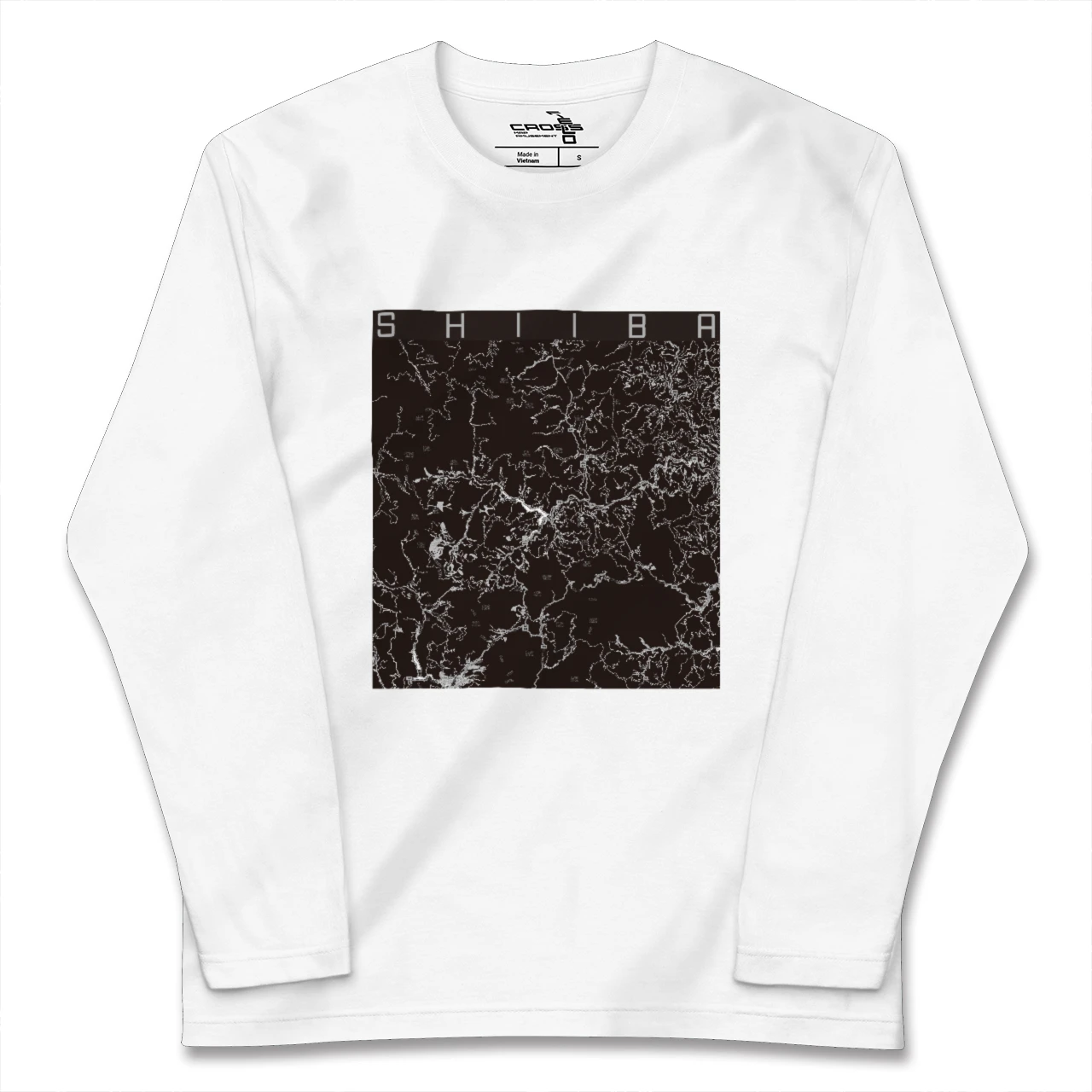 【椎葉(宮崎県)】地図柄ロングスリーブTシャツ