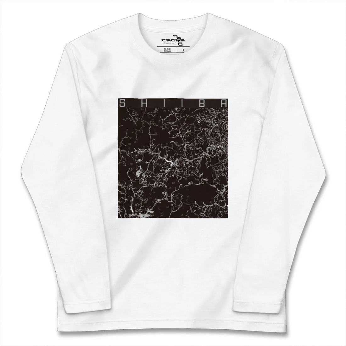 【椎葉(宮崎県)】地図柄ロングスリーブTシャツ