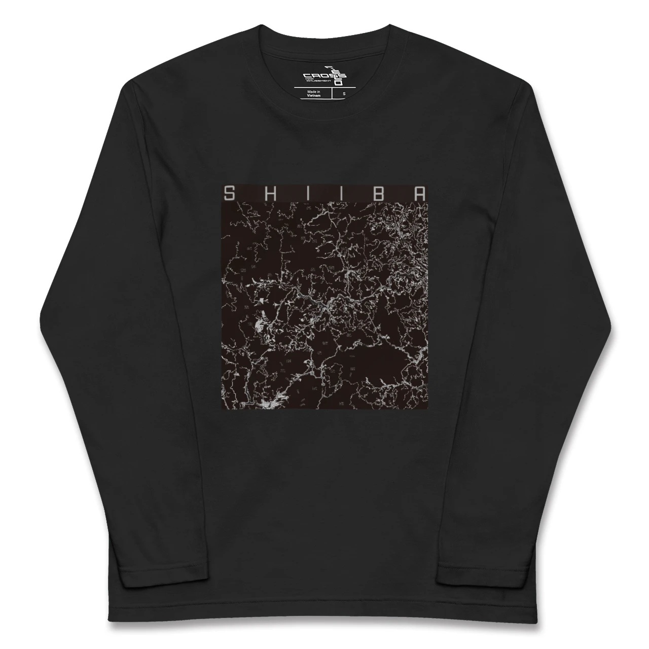 【椎葉(宮崎県)】地図柄ロングスリーブTシャツ