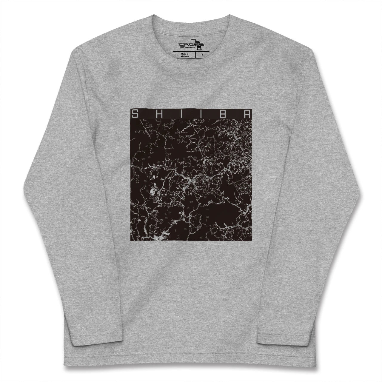 【椎葉(宮崎県)】地図柄ロングスリーブTシャツ