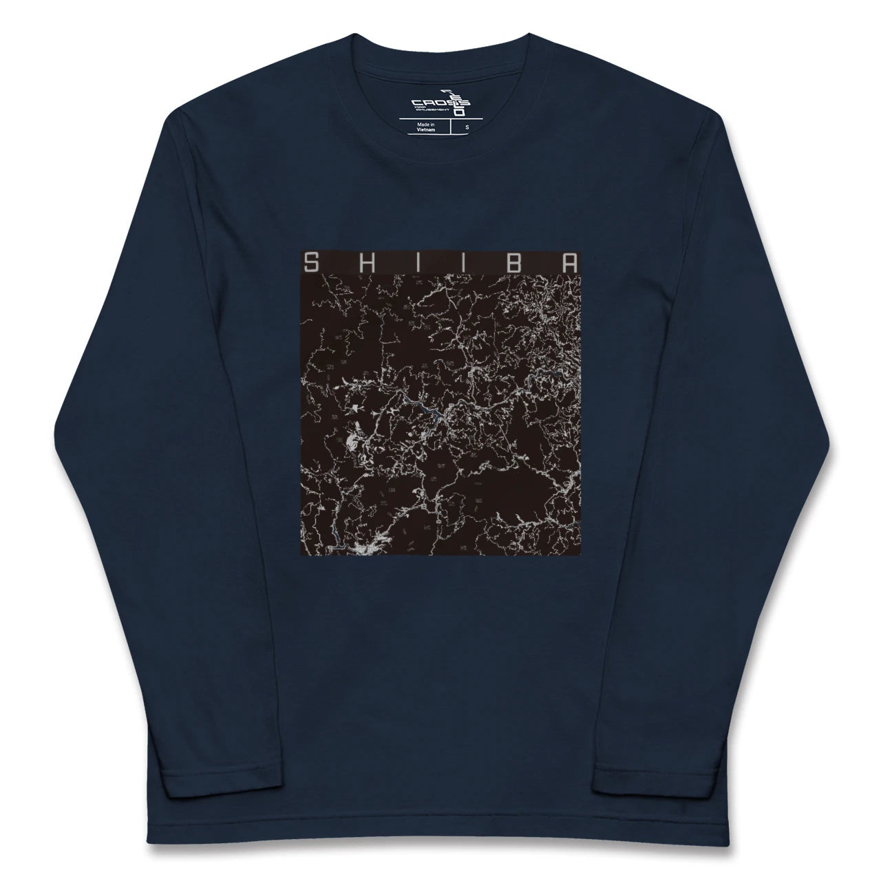 【椎葉(宮崎県)】地図柄ロングスリーブTシャツ